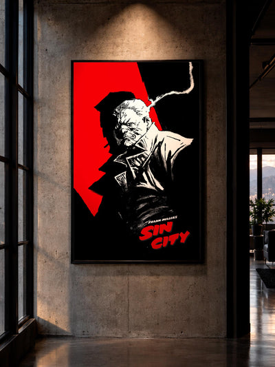 The Shadow of Marv - SIN CITY Collection | Printed Canvas & Matte Paper Wall Art