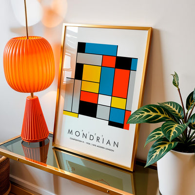 Composition VI - MONDRIAN Collection | Printed Canvas & Matte Paper Wall Art