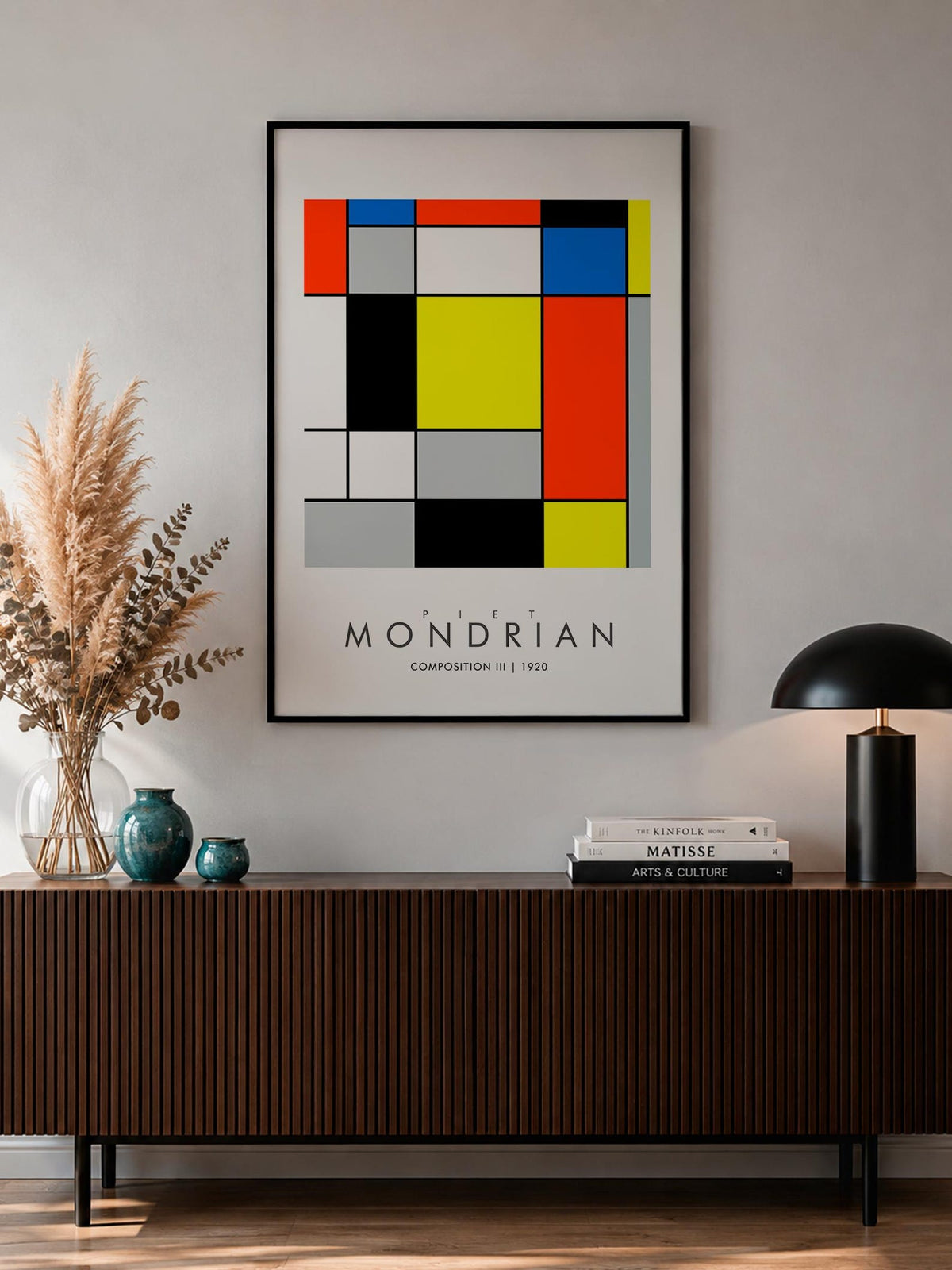 Composition III - MONDRIAN Collection | Printed Canvas & Matte Paper Wall Art