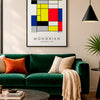 Composition I - MONDRIAN Collection | Printed Canvas & Matte Paper Wall Art