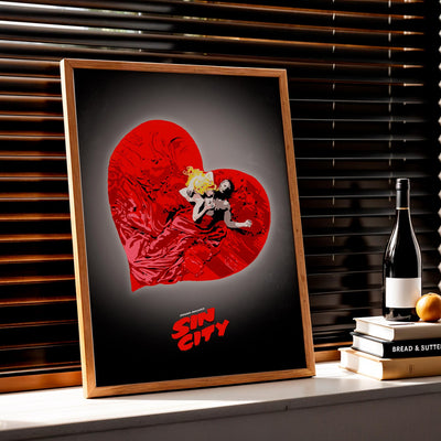 Heart - SIN CITY Collection | Printed Canvas & Matte Paper Wall Art