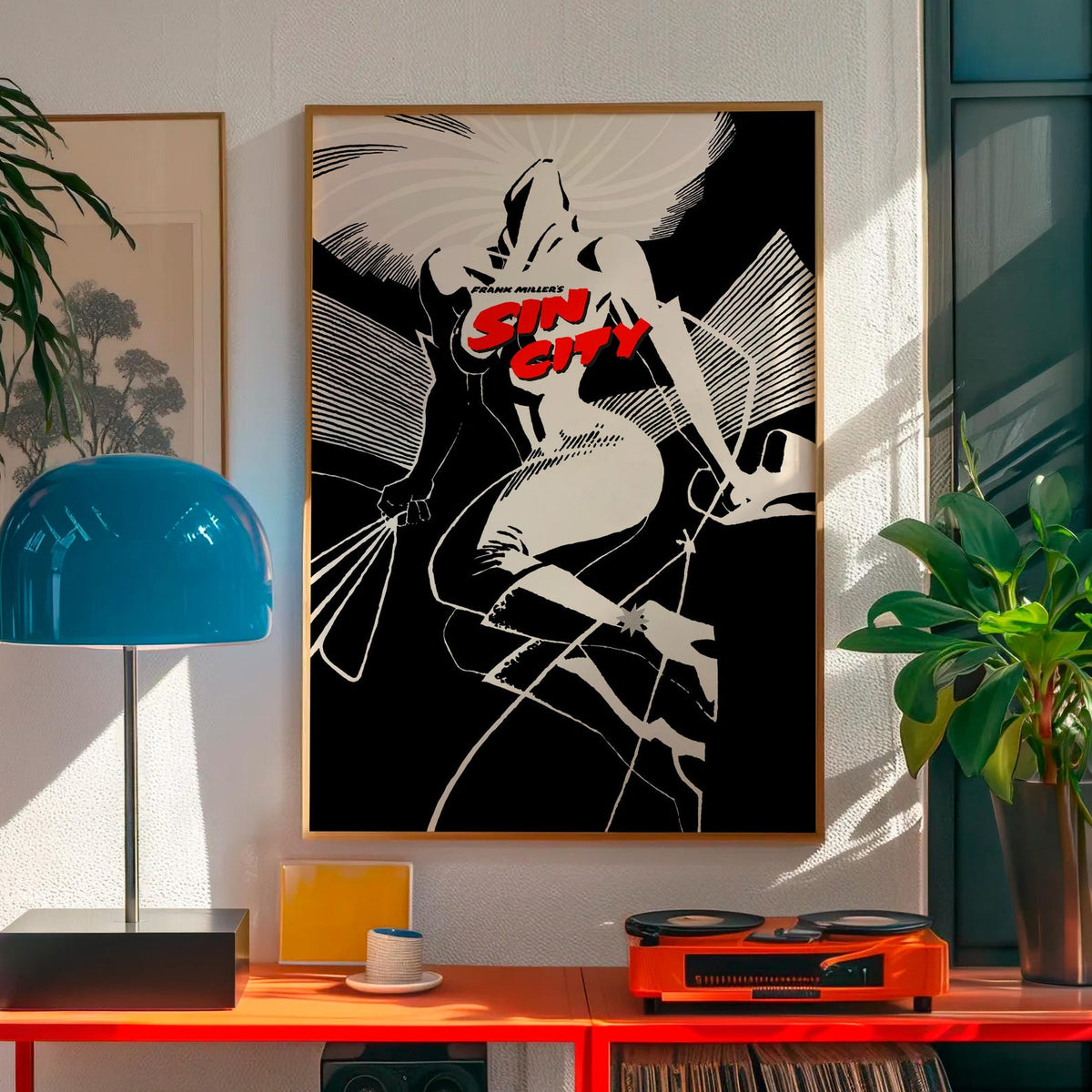 Floating Dame - SIN CITY Collection | Printed Canvas & Matte Paper Wall Art