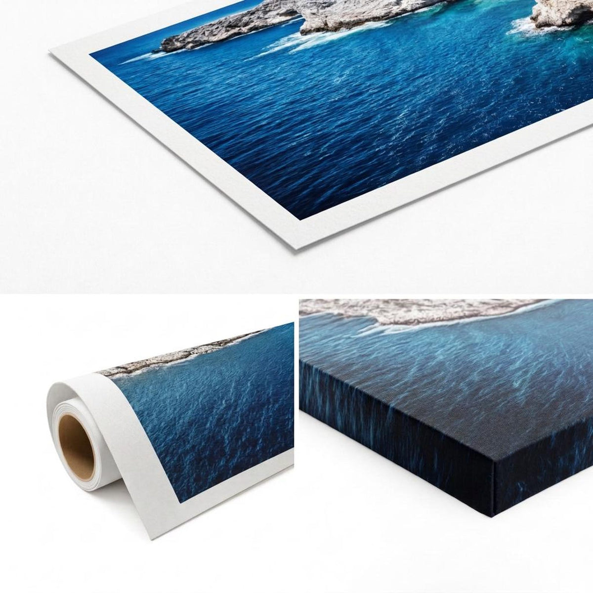 Composition VI - MONDRIAN Collection | Printed Canvas & Matte Paper Wall Art