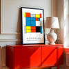 Composition C - MONDRIAN Collection | Printed Canvas & Matte Paper Wall Art
