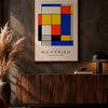 Composition B - MONDRIAN Collection | Printed Canvas & Matte Paper Wall Art