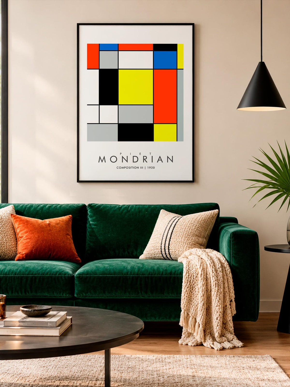 Composition III - MONDRIAN Collection | Printed Canvas & Matte Paper Wall Art
