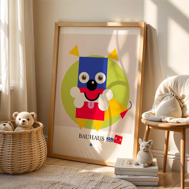 Doggie Bauhaus paper print