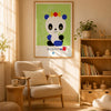 Baby Panda canvas detail