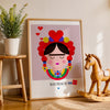Frida Bauhaus canvas wall art