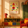 Pinoccio canvas in room