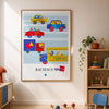 Cars canvas in room