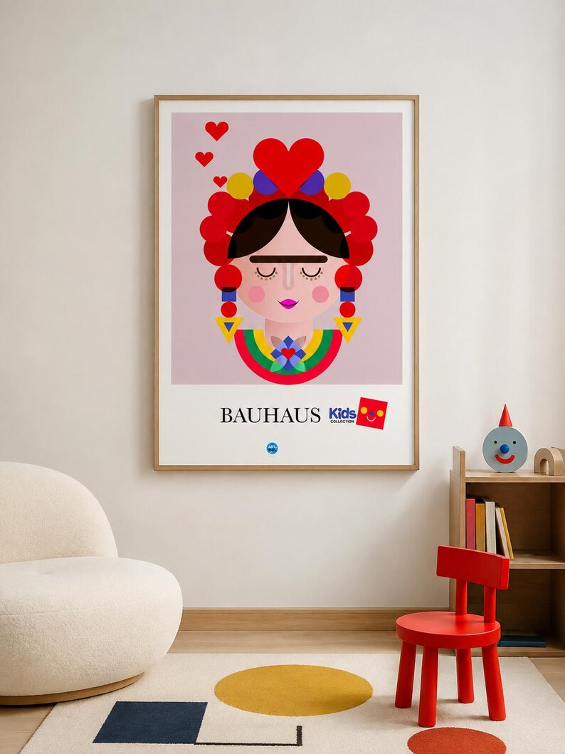 Frida canvas in room