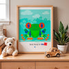 Froggie Bauhaus paper print