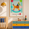 Painted Pony canvas in room