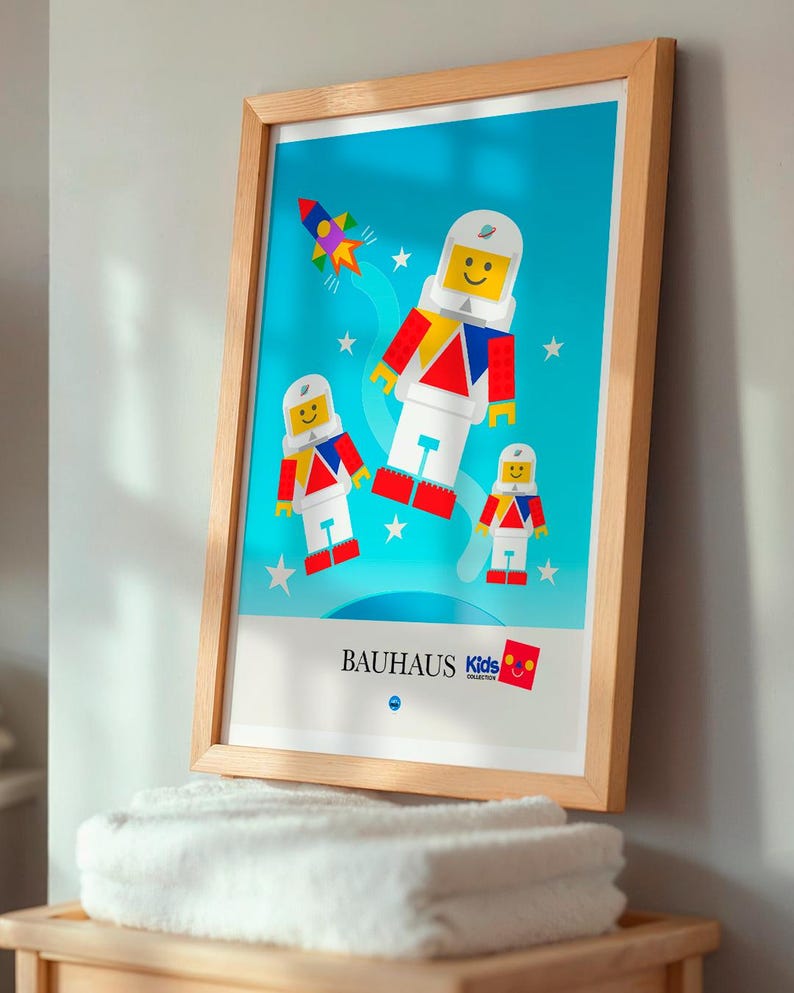 Space Bauhaus paper print