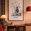 Flowers Warhol Drawings mockup 5