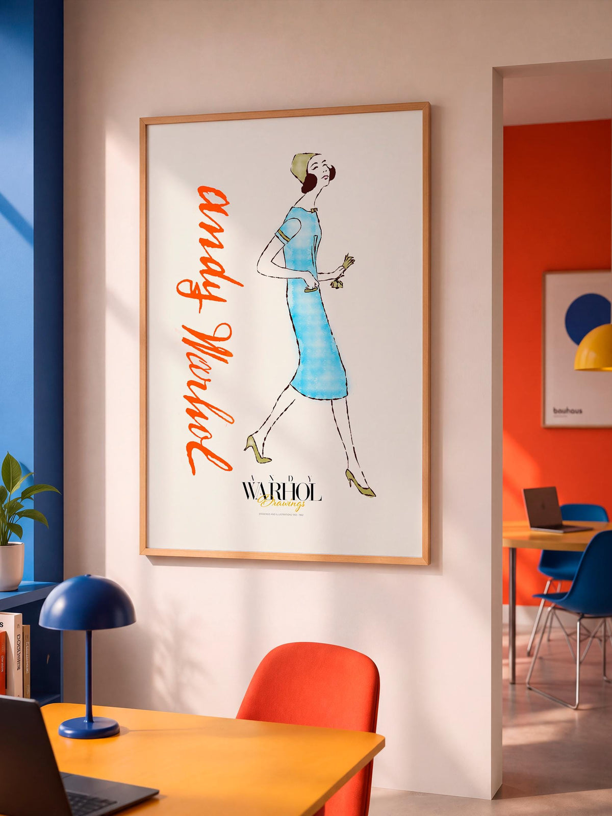 Fashion Cover Warhol Drawings mockup 2