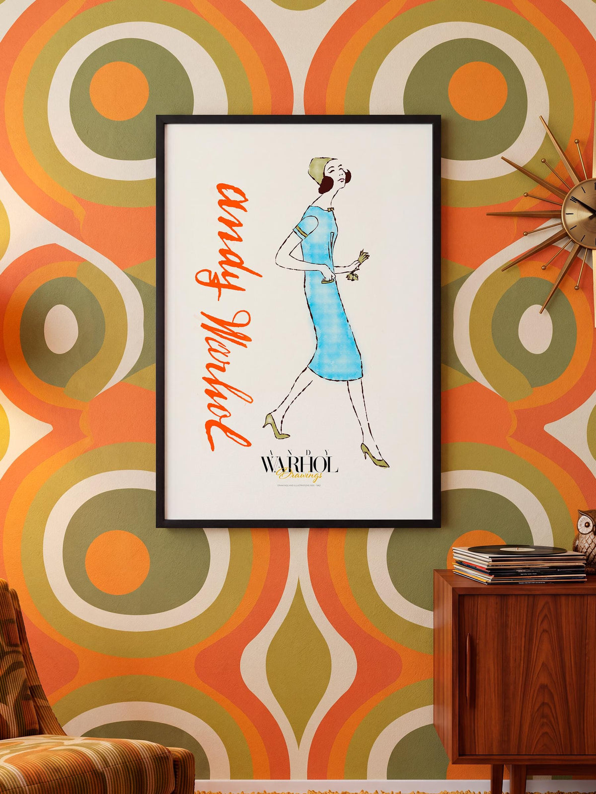 Fashion Cover Warhol Drawings mockup 5