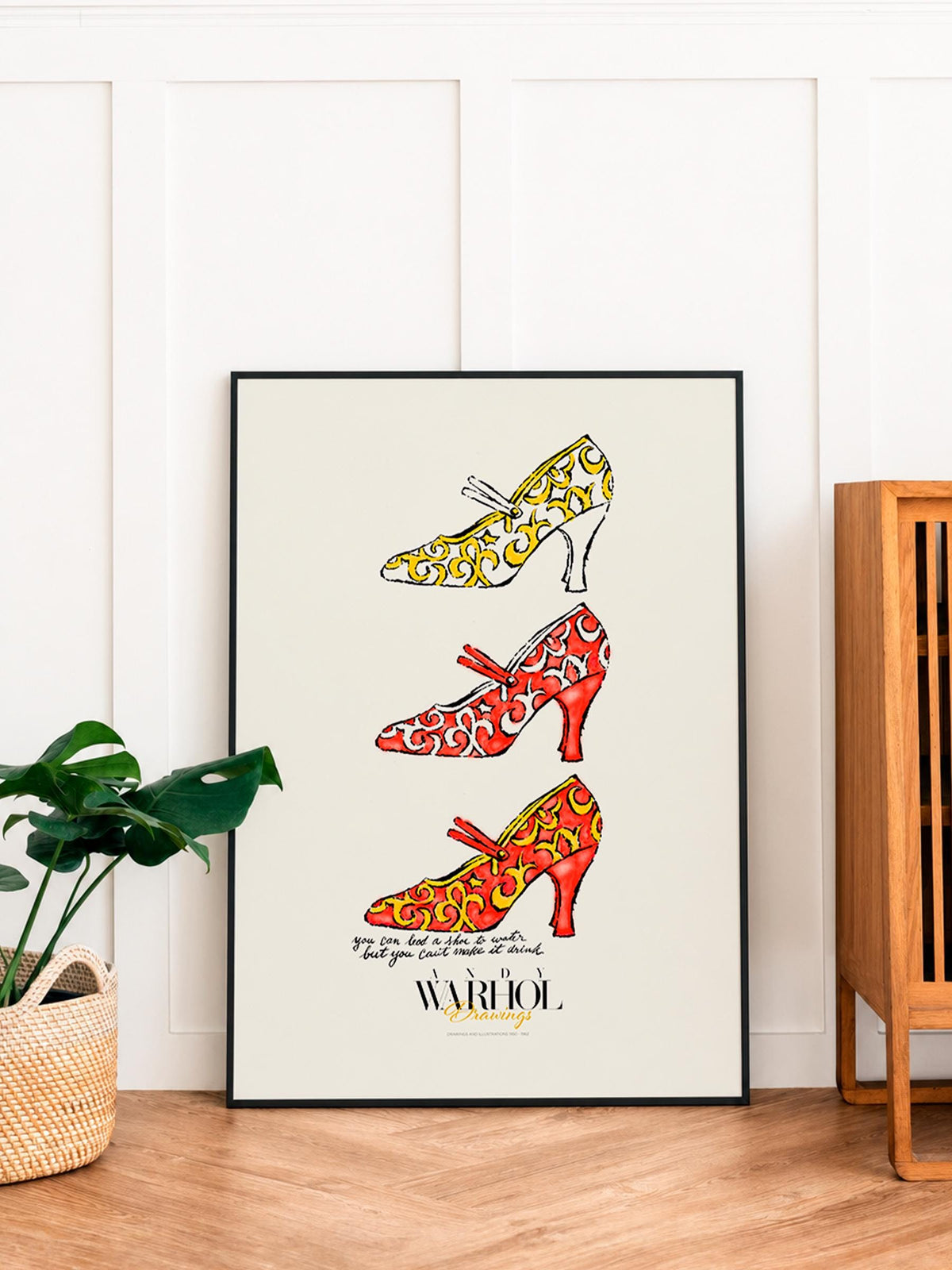 3 Shoes RY Warhol Drawings mockup 2
