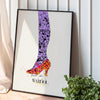 December Shoe V Warhol Drawings mockup 1
