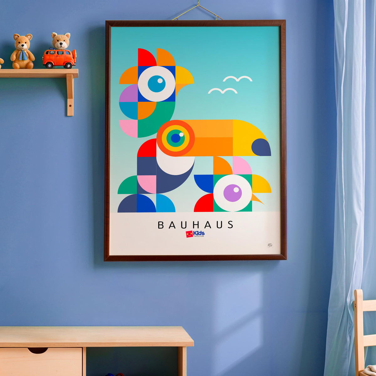 Birds Bauhaus Kids mockup 2