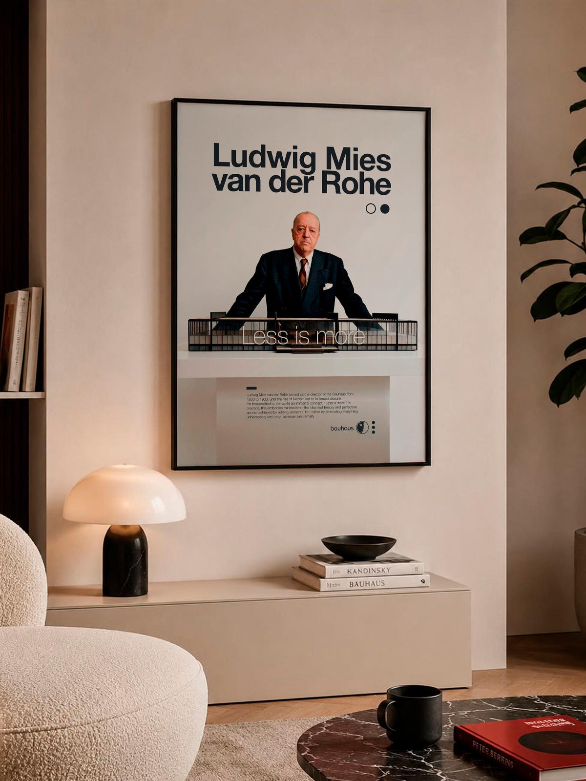 Ludwig Mies van der Rohe Bauhaus Icons mockup 5