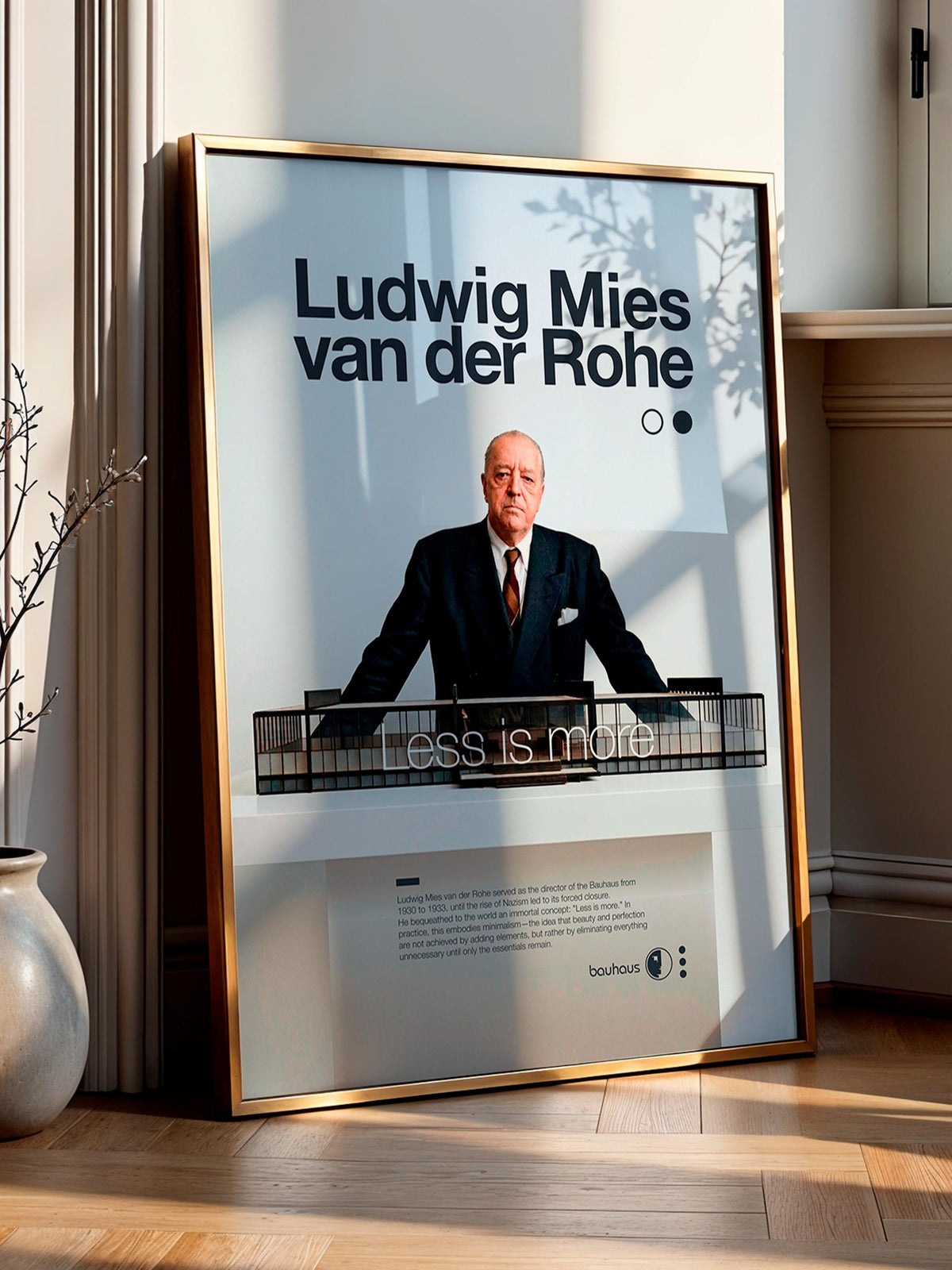 Ludwig Mies van der Rohe Bauhaus Icons mockup 2