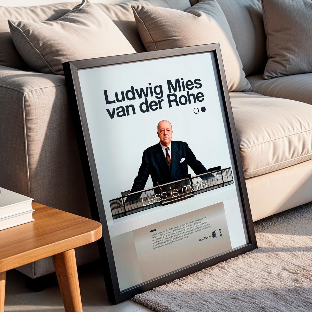 Ludwig Mies van der Rohe Bauhaus Icons mockup 1