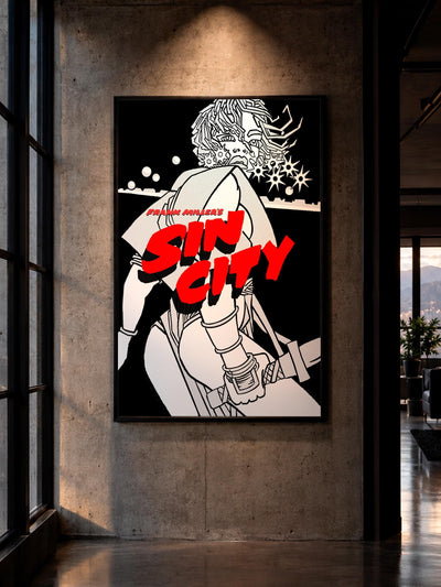 Lethal Woman Ninja - SIN CITY Collection | Printed Canvas & Matte Paper Wall Art