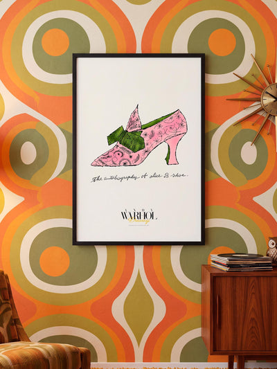 Alice B. Shoe Warhol Drawings mockup 2