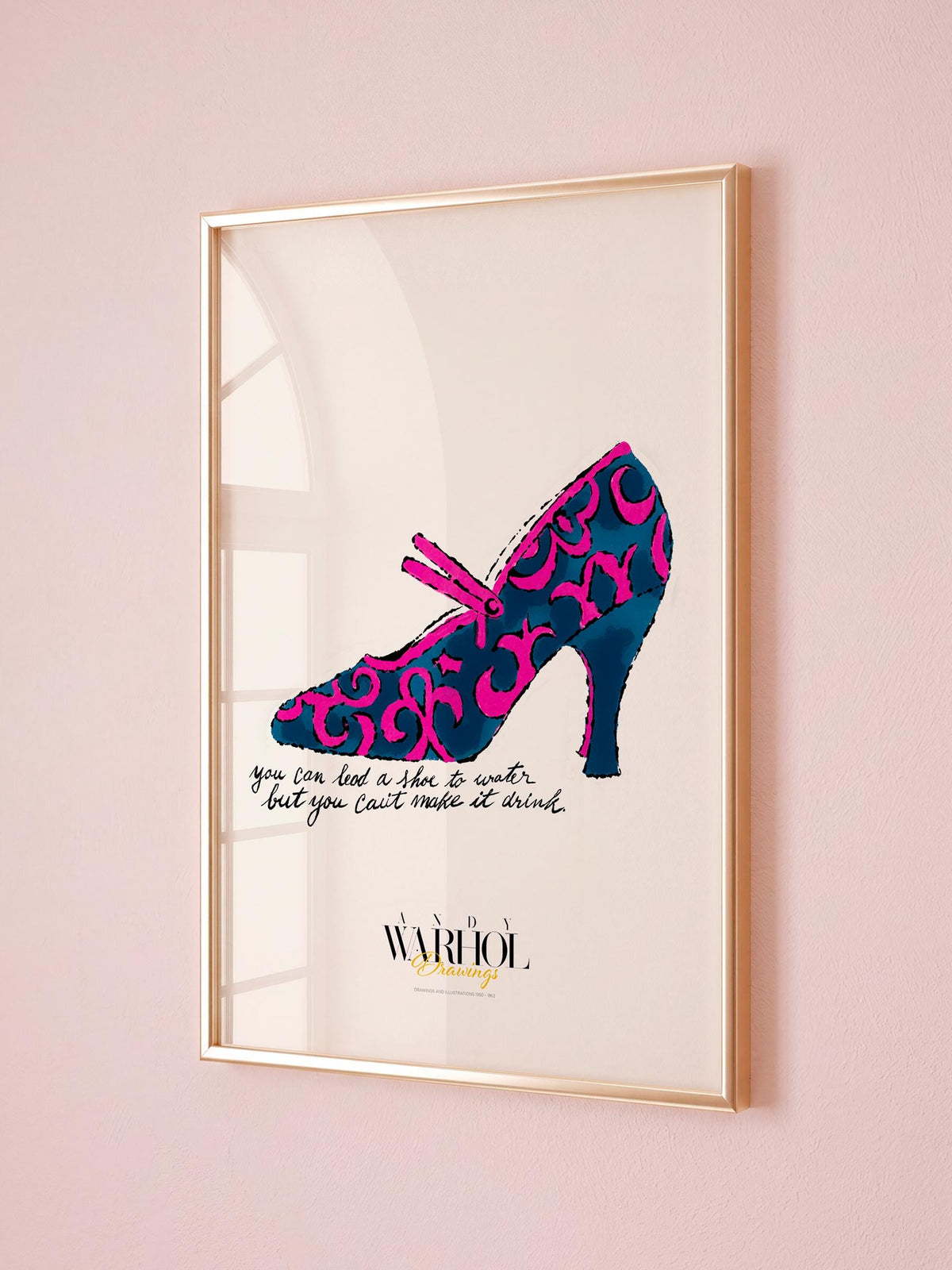 A la Recherche du Shoe Perdu Warhol Drawings mockup 1