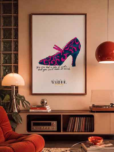 A la Recherche du Shoe Perdu Warhol Drawings mockup 2