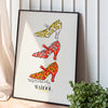 3 Shoes RY Warhol Drawings mockup 1