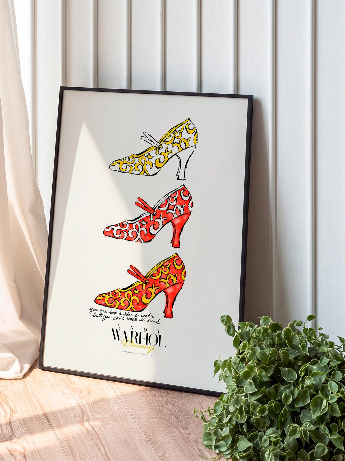 3 Shoes RY Warhol Drawings mockup 1