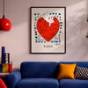 Love with 55 Hearts Warhol Drawings mockup 2