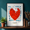 Love with 55 Hearts Warhol Drawings mockup 1