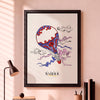 Hot Air Balloon Warhol Drawings mockup 1
