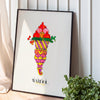 Ice Cream Dessert Warhol Drawings mockup 2