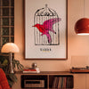 Red Bird Warhol Drawings mockup 2