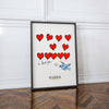 I love you so Warhol Drawings mockup 1