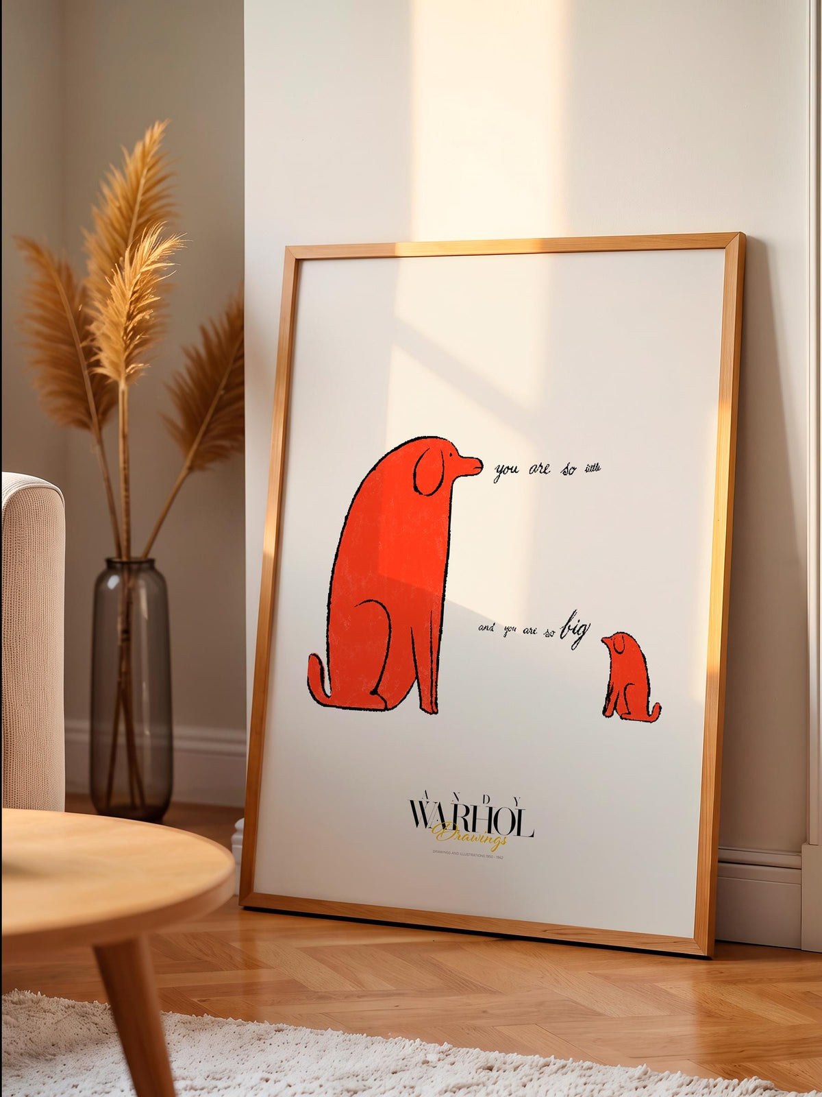 You Are So Little And You Are So Big Warhol Drawings mockup 1