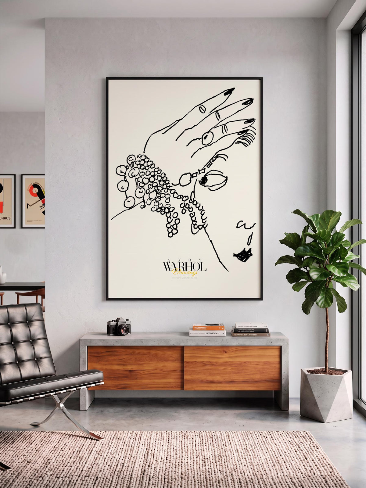 Private Drawings Warhol Drawings mockup 2