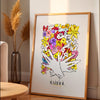 Flowers and Gloves Warhol Drawings mockup 1