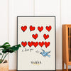 I love you so Warhol Drawings mockup 5