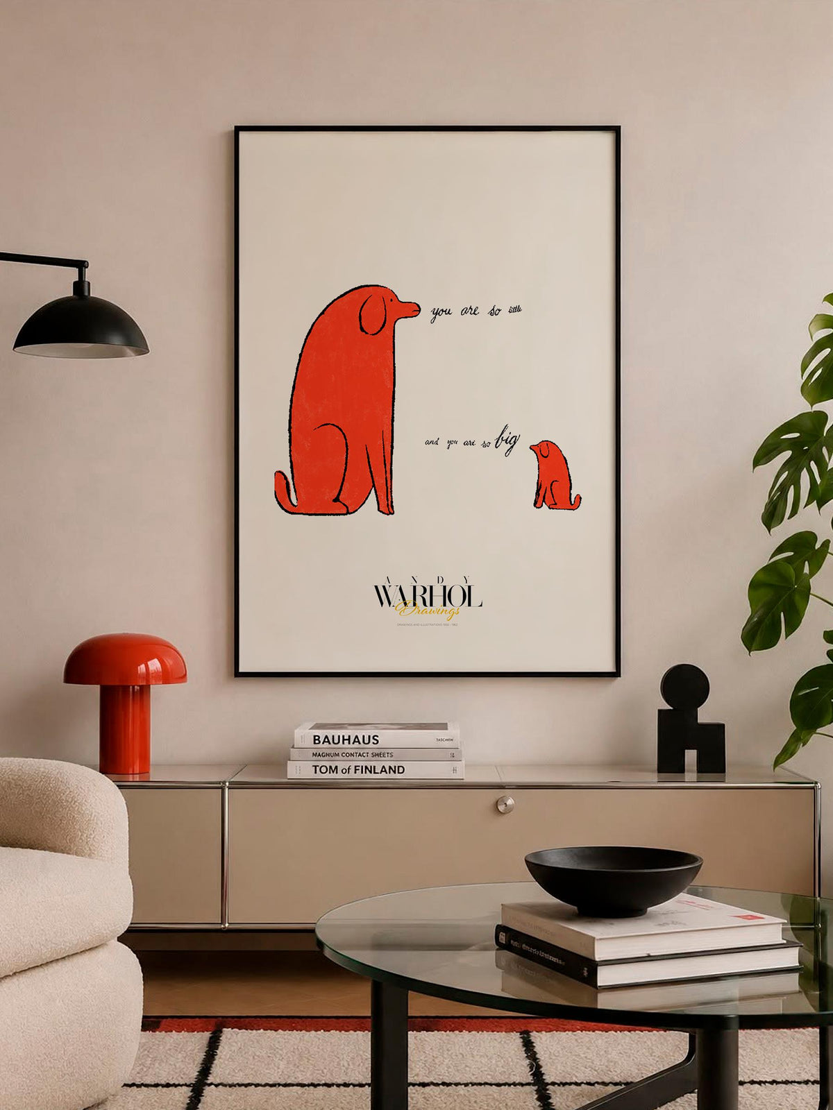 You Are So Little And You Are So Big Warhol Drawings mockup 5