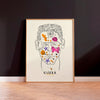 Unknown male with stamps Warhol Drawings mockup 2